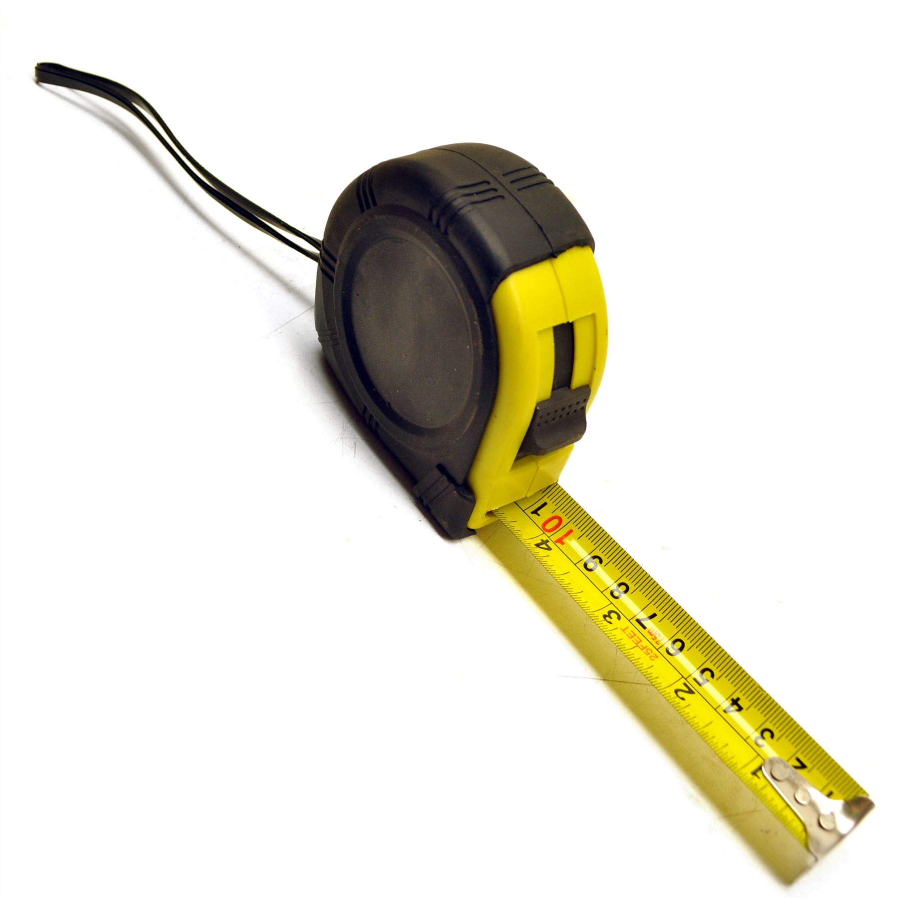 Measuring Tapes 3 m, 5 m, 7.5 m and 10 m – Locking Pocket Tape Measures with Clear Metric Scale and Durable Case for Carpentry, Construction and Everyday Use